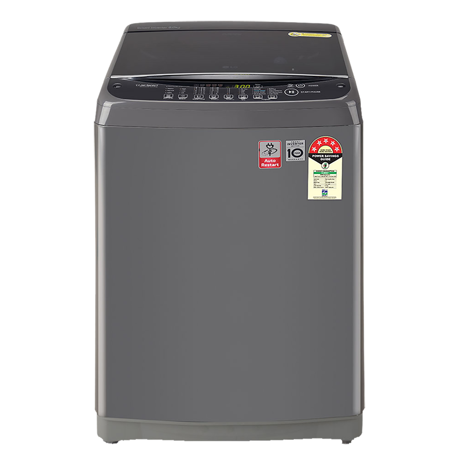 Buy LG 8 Kg 5 Star Inverter Fully Automatic Top Load Washing Machine ...